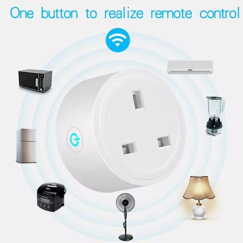 Smart Plug, Alexa Smart Plugs That Work with Alexa and Google Home, Smart  life APP, Smart Outlet with WiFi Remote Control and Timer Function, 2.4GHz  Wi-Fi Only,16A