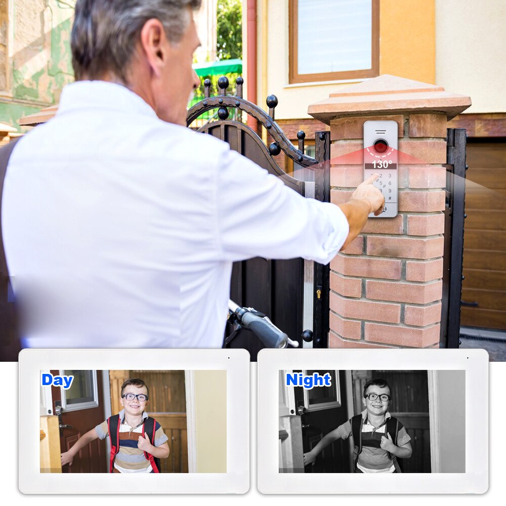 Tuya 7-inch1080P Video Intercom Video Door Bell Camera Wifi Doorphone Doorbell Portero Night Vision Wide Angle for Home Security