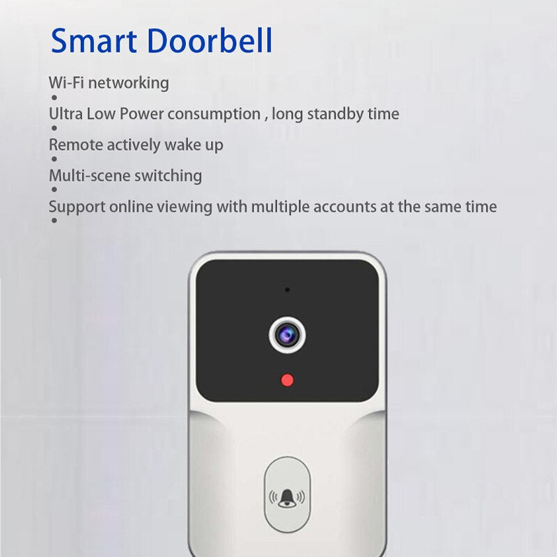 Tuya HD Wireless Video Doorbell Mobile Phone Smart Home APP Video Intercom Motion Detection Night Vision WIFI Doorbell for Home
