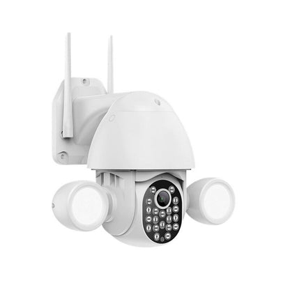Dual Lens 4K WiFi IP Security Camera - Wireless Outdoor PTZ CCTV With Night Vision & Motion Tracking