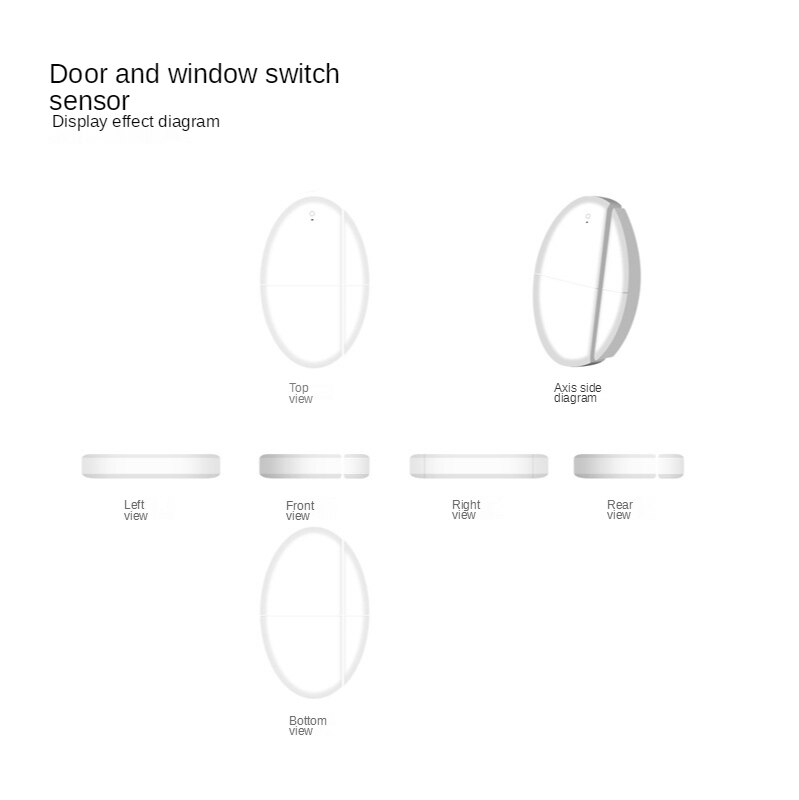 Tuya Smart Door Magnetic Sensor Smart Door Magnetic Alarm Wireless Door Magnetic Sensor smart furniture  door sensor