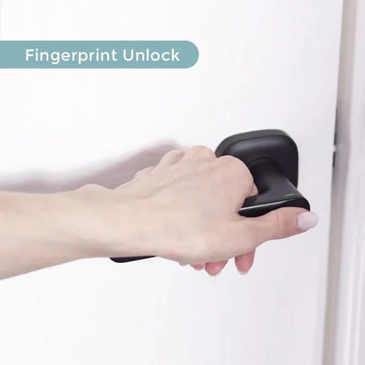 smart door lock Tuya Smart FIDO Single Tongue Simple Smart Door Lock Support Tuya App Electronic Split Handle Fingerprint Lock Bluetooth App