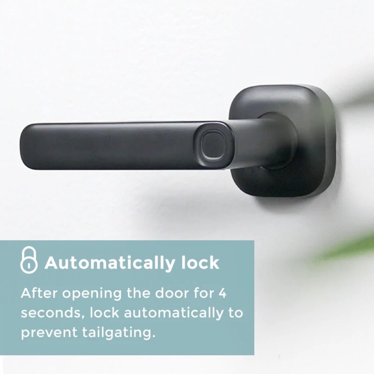 Tuya Smart FIDO Single Tongue Simple Smart Door Lock Support Tuya App Electronic Split Handle Fingerprint Lock Bluetooth App