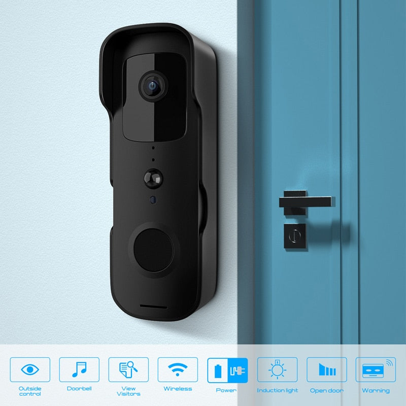 Tuya Smart Wireless Video Doorbell Digital Visual Intercom WIFI Door Bell Waterproof Electronic Doorman Home Security Camera