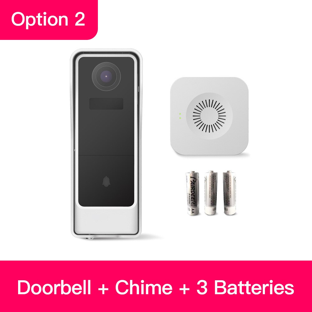WiFi Tuya Smart Home Video Doorbell wireless 1080P HD Camera PIR Motion Detection Night Vision Security Ding Dong Doorbell