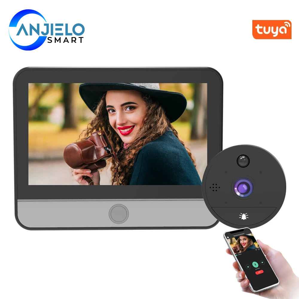 Fashion wifi doorbell security camera