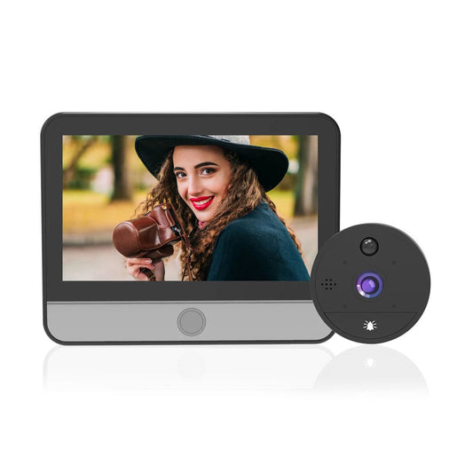 4.3InchTuya judas porte visionneuse caméra Wifi sonnette vidéo interphone moniteur détection de mouvement vidéo-oeil sans fil anneau interphone