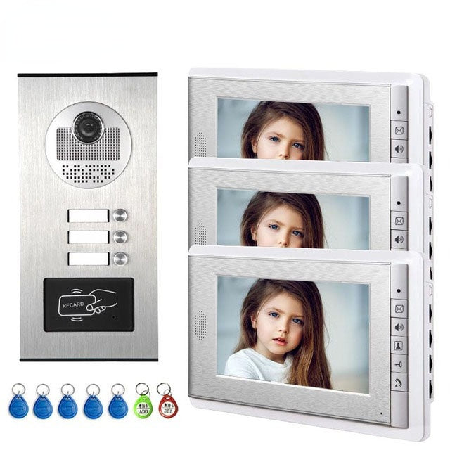 9-inch Screen Residential Intercom Intelbras Wired Camera Wireless Door Intercom for Home Can Be Used With 6 Indoor Units